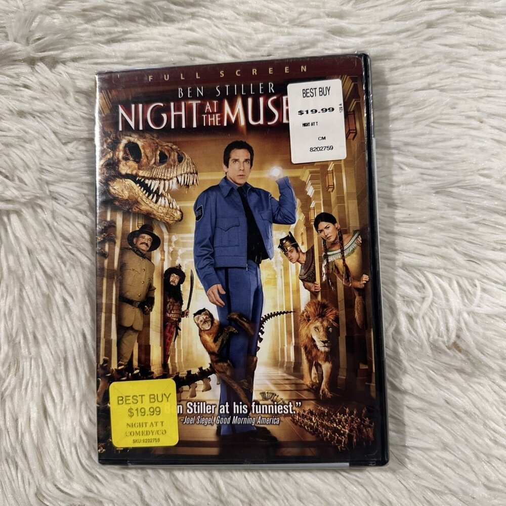 Night at the Museum DVD NEW Sealed Ben Stiller rated PG